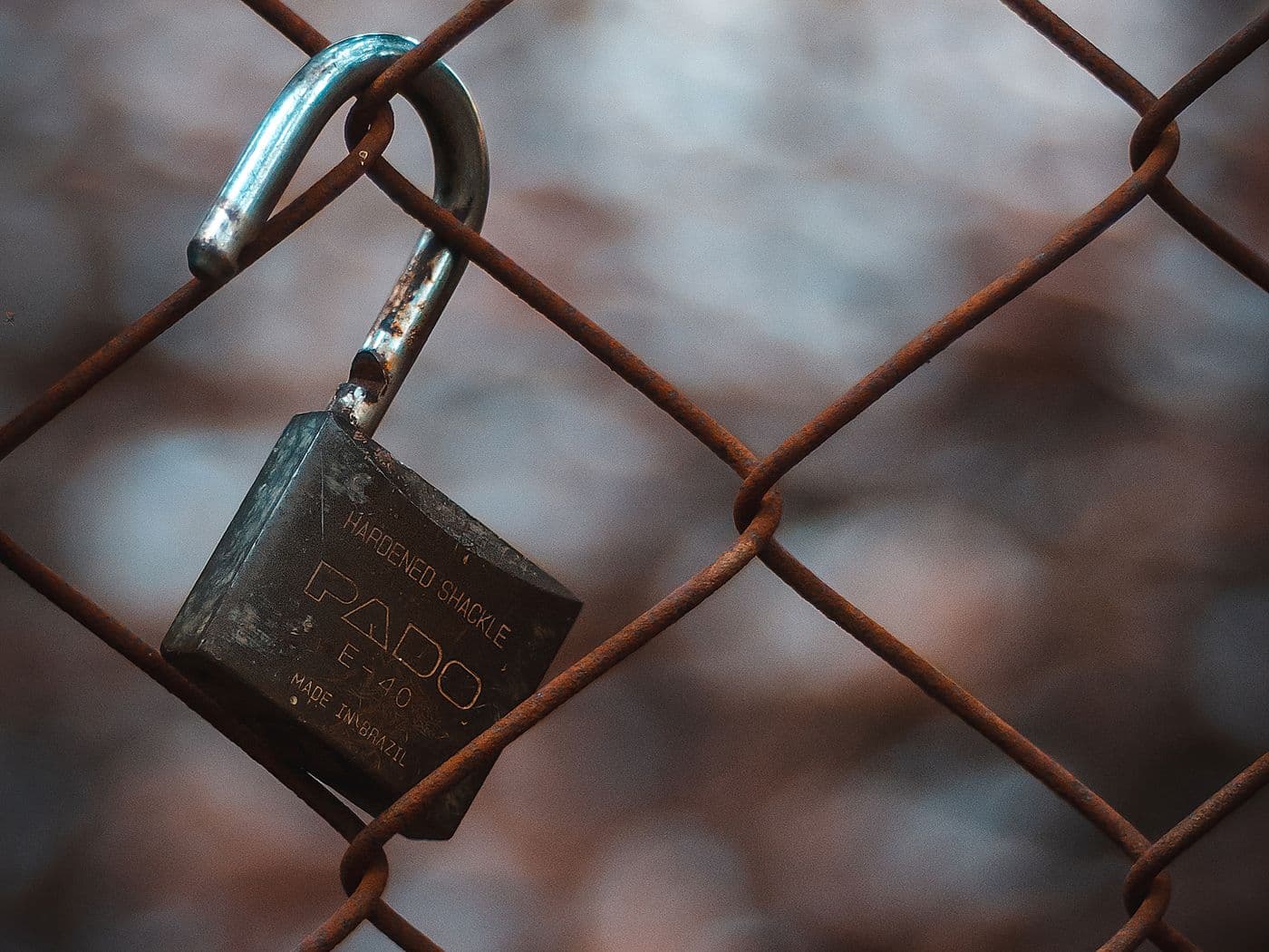Padlock representing certified information security